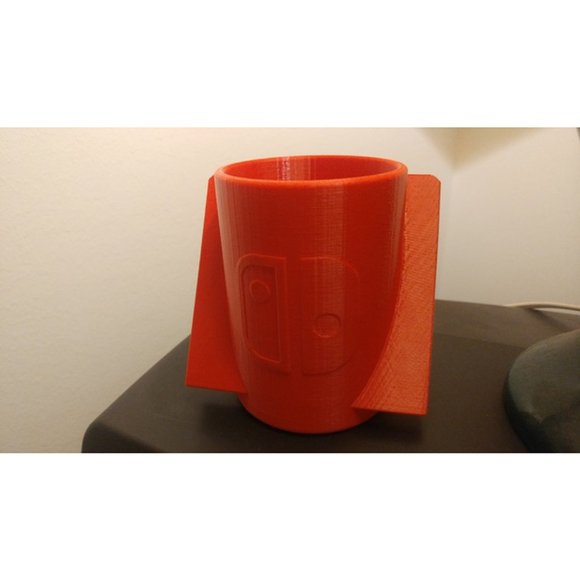 Nintendo Switch Drink Holder JoyCon Grip Can Cup Accessory White Elephant Gift - Picture 2 of 8